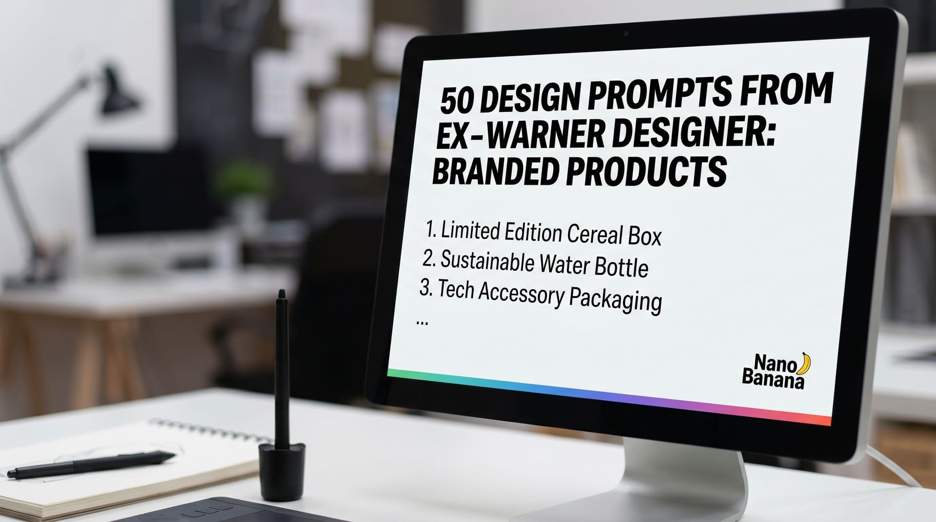 Nano Banana Prompt: 50 Design Prompts from Ex-Warner Designer: Branded Products ...