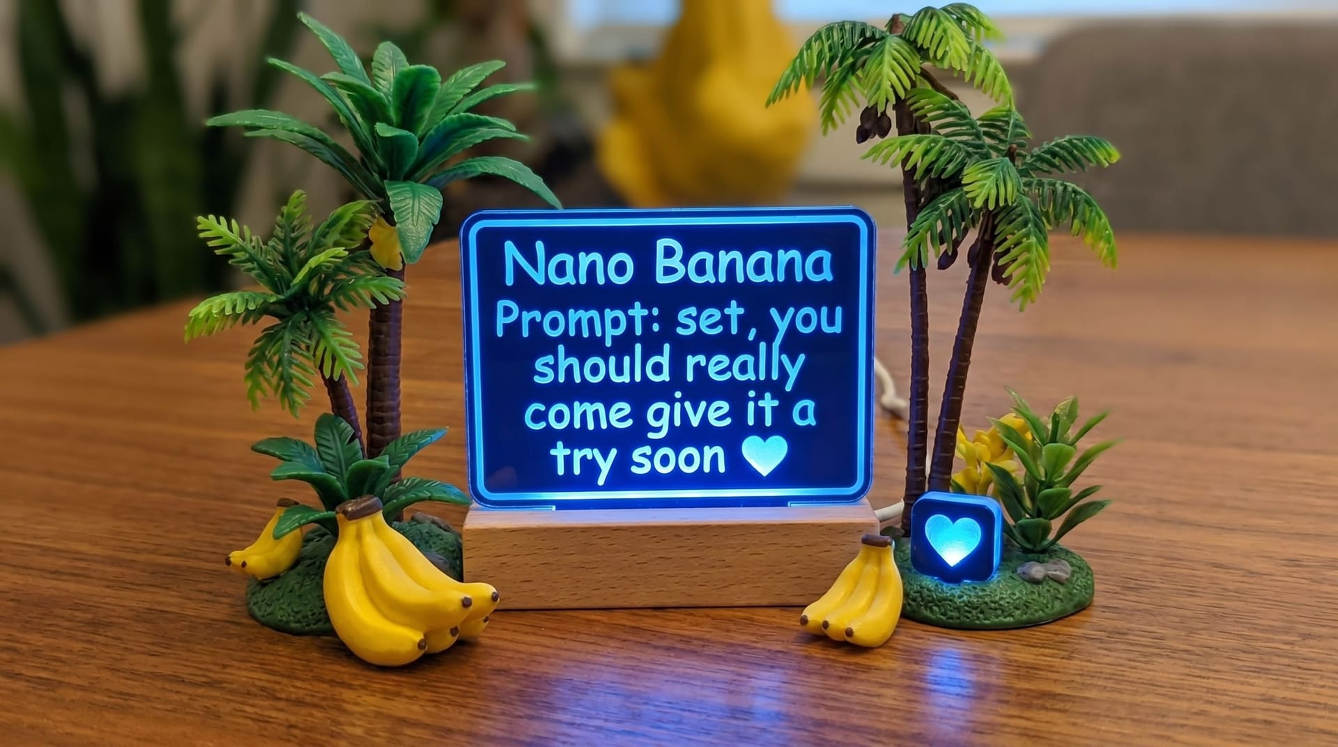 Nano Banana Prompt: set, you should really come give it a try soon 💙  I put the ...