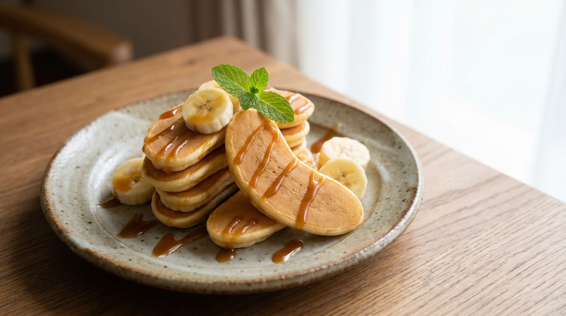 Nano Banana Prompt: Ultra-realistic food photography of a pancake crafted in the...