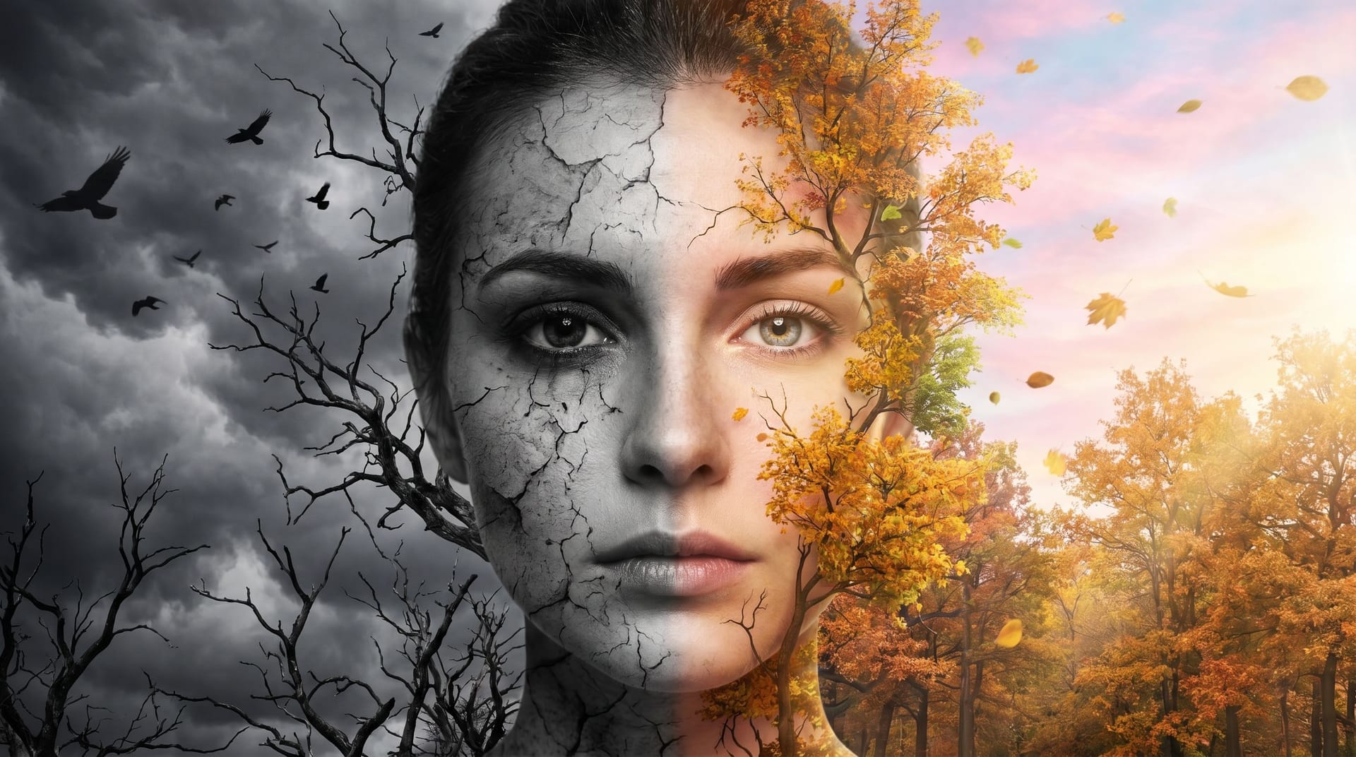 Nano Banana Prompt: Google Gemini Nano Banana
A surreal double-exposure portrai...