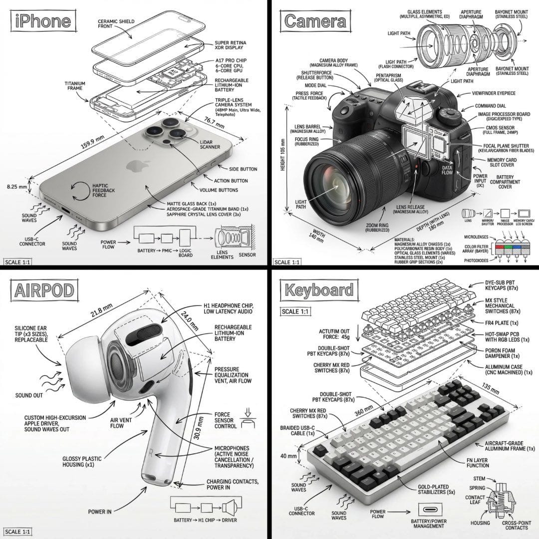 Object Infographics by Nano Banana Pro on @SocialSight